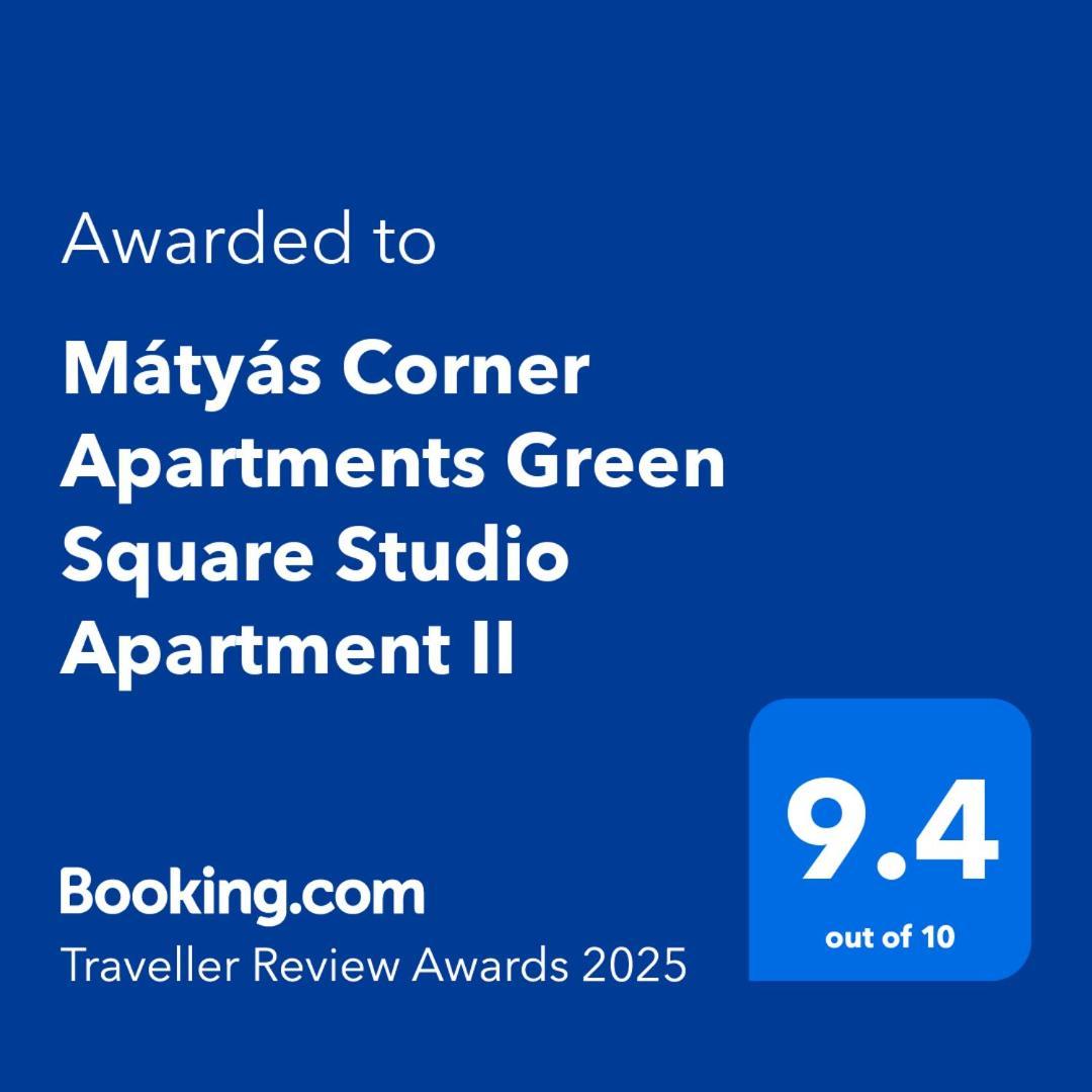 Matyas Corner Apartments Green Square Studio Apartment II Budapest Exterior foto